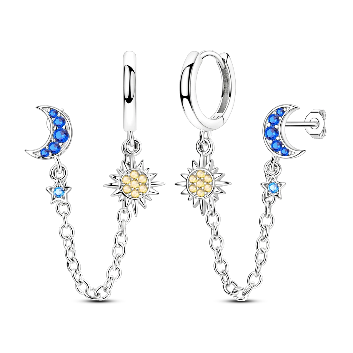 Boucles d'Oreilles Papillon Argent 925