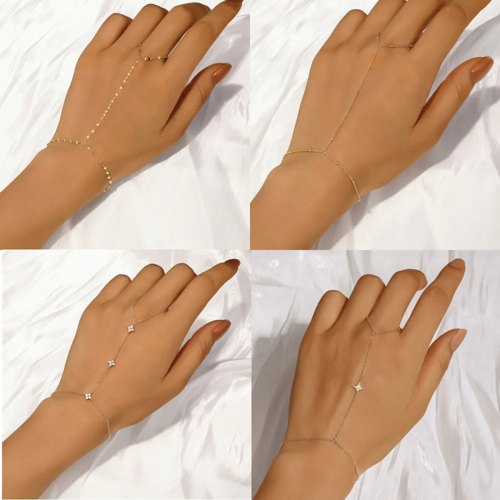 Bracelet Femme Cœur & Étoile en Argent 925