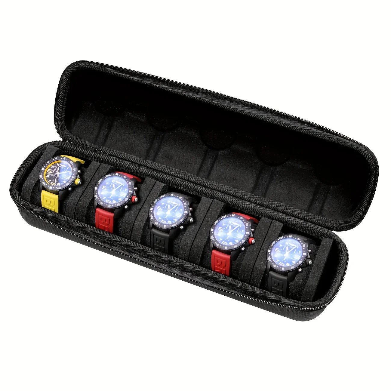 Boîte de Rangement pour Montres avec Couvercle