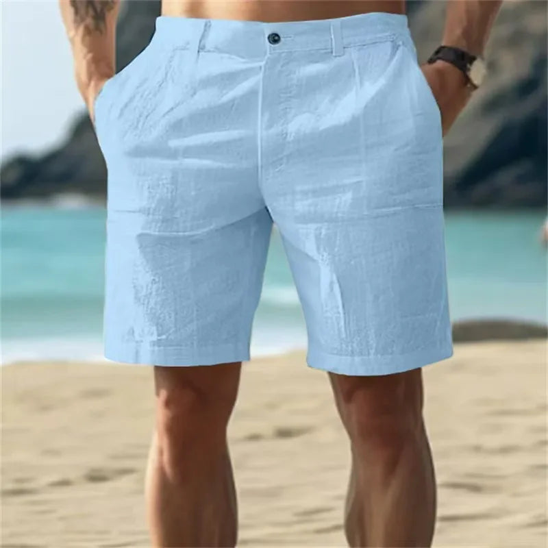 Short Homme Respirant en Coton
