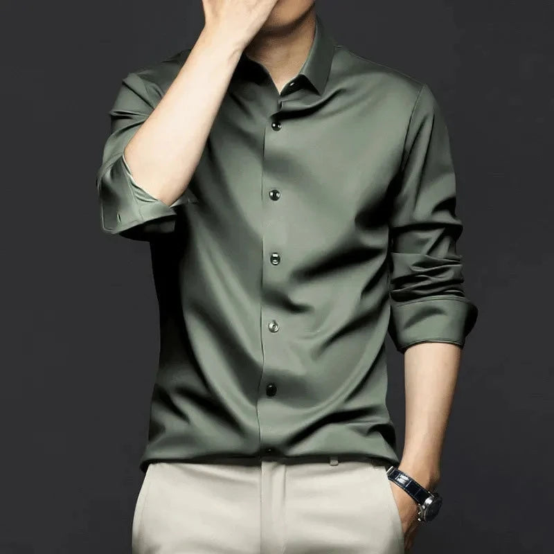 Chemise Homme Extensible Anti-Rides – Confort & Élégance