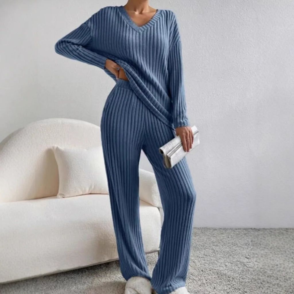 Ensemble Femme Confort – Haut à Manches Longues & Pantalon  Description