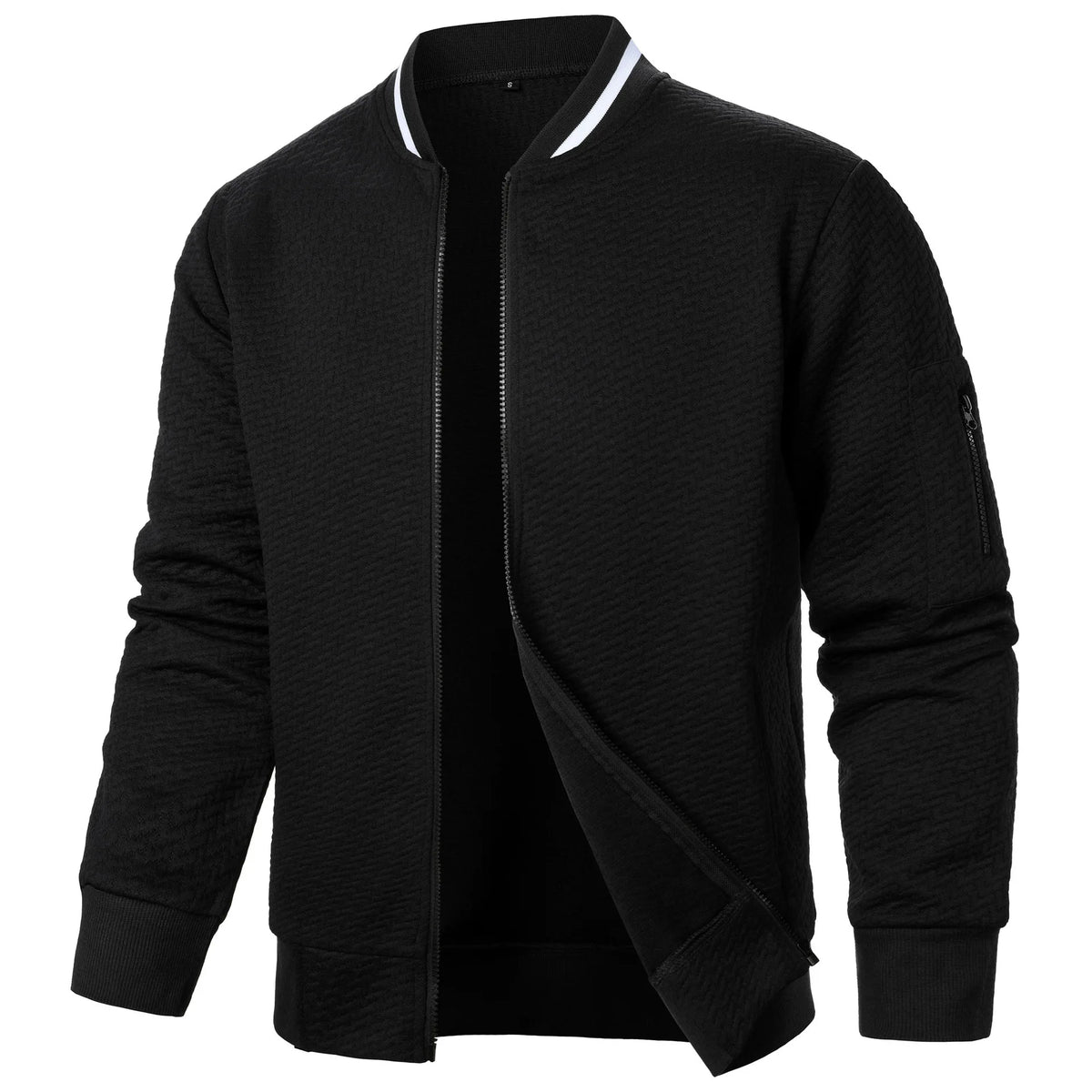 Veste Sweat Zippée Homme à Col Montant