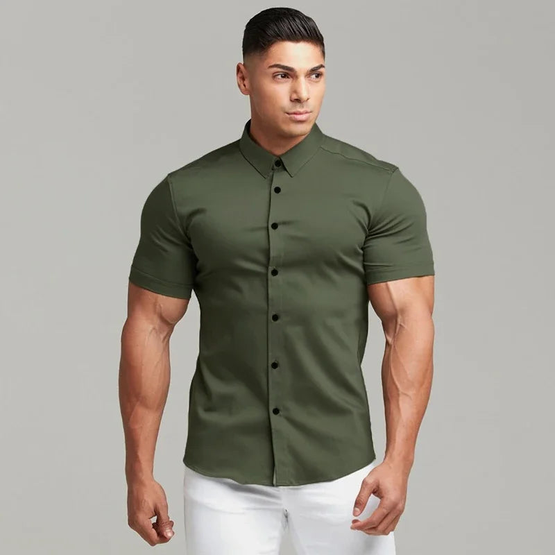 Chemise Homme Manches Courtes – Look Estival