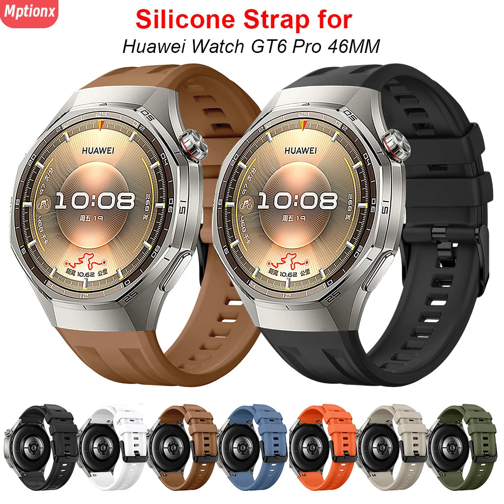 Bracelet Silicone pour Huawei Watch GT 6 Pro