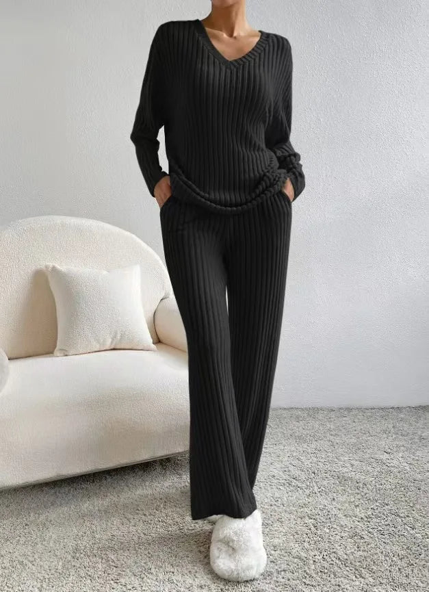 Ensemble Femme Confort – Haut à Manches Longues & Pantalon  Description