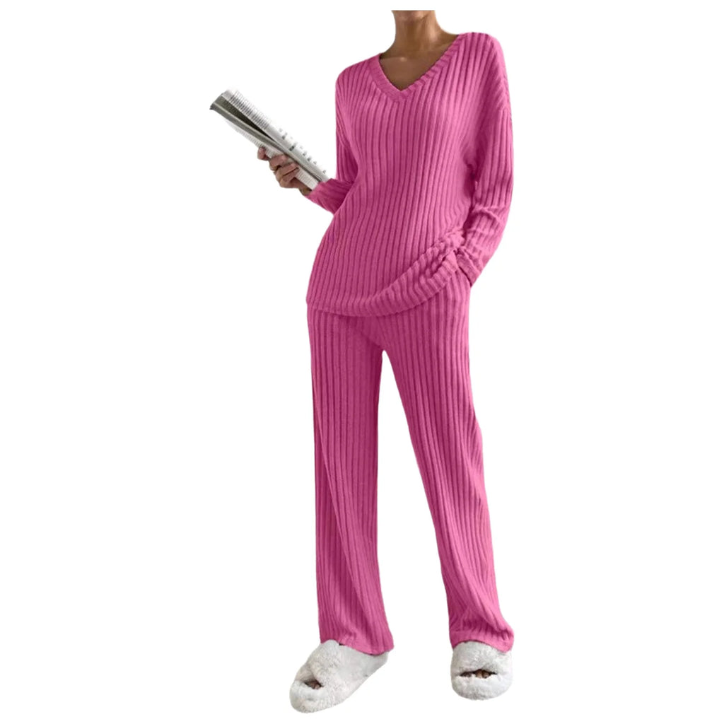Ensemble Femme Confort – Haut à Manches Longues & Pantalon  Description