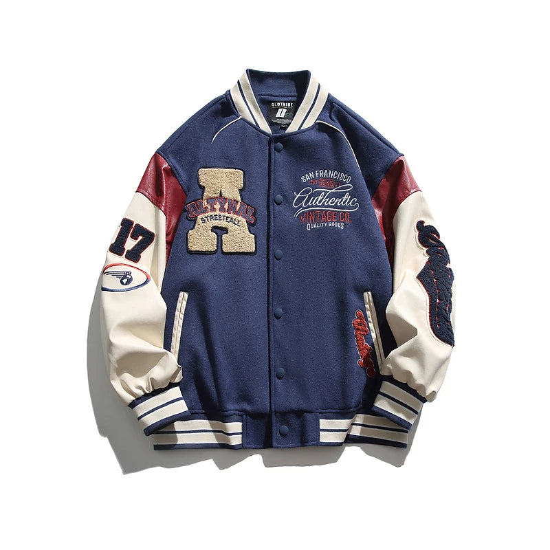 Veste Baseball Homme Brodée