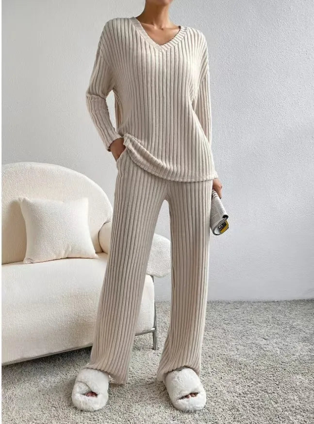 Ensemble Femme Confort – Haut à Manches Longues & Pantalon  Description