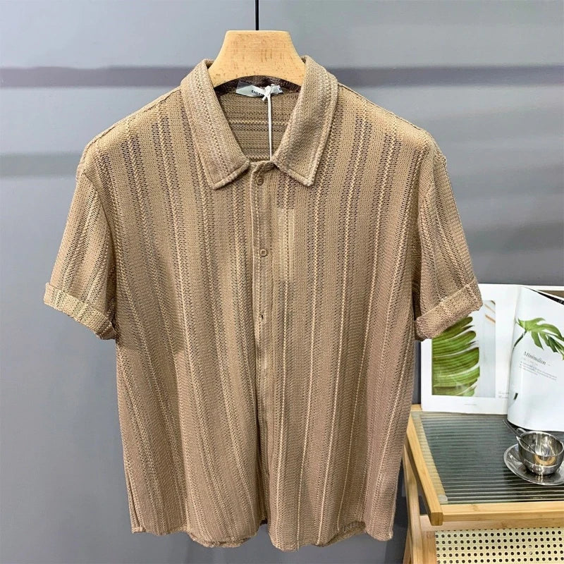 Chemise Homme Manches Courtes – Style Estival