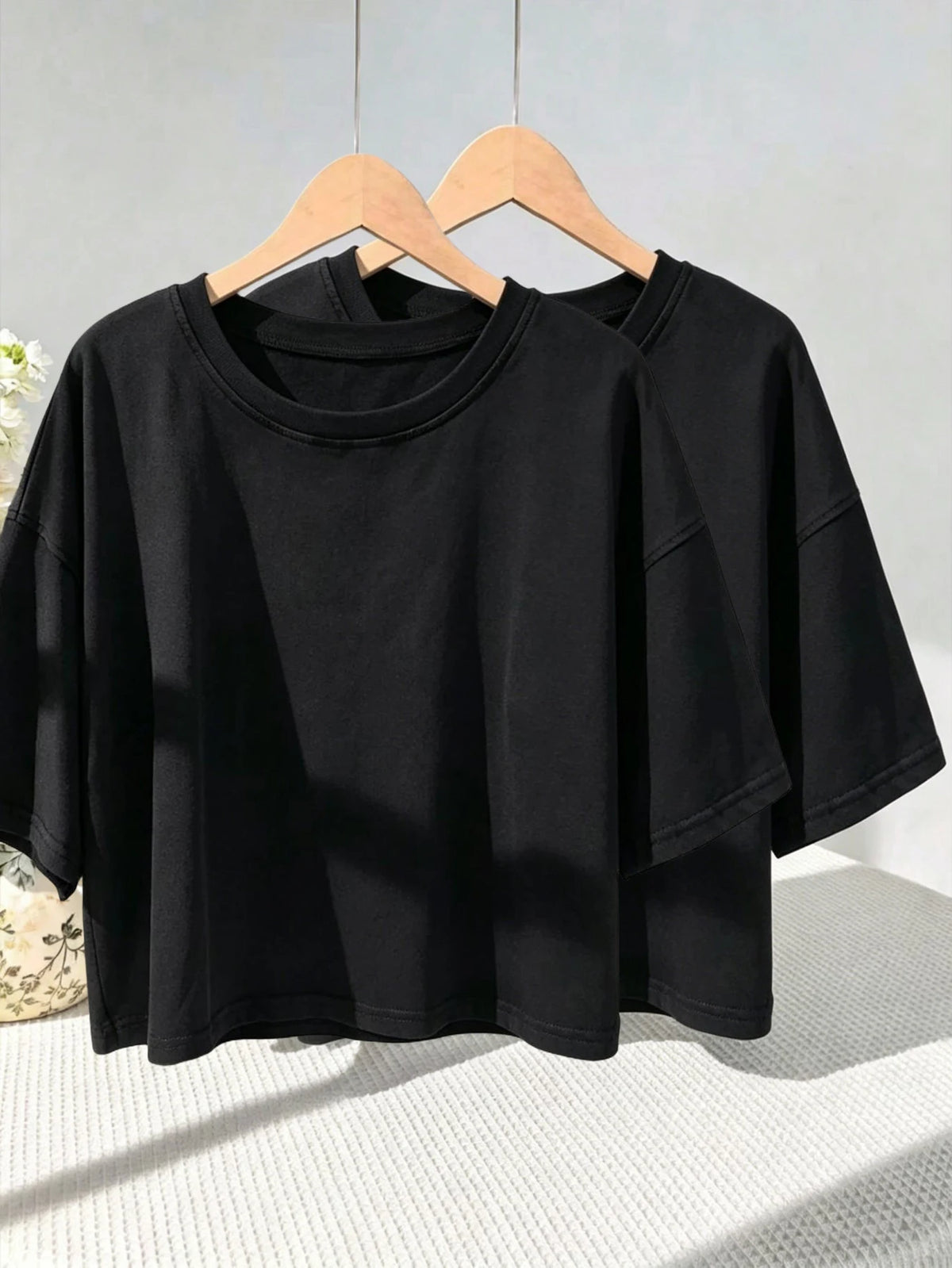 Duo T-Shirts Noir & Blanc