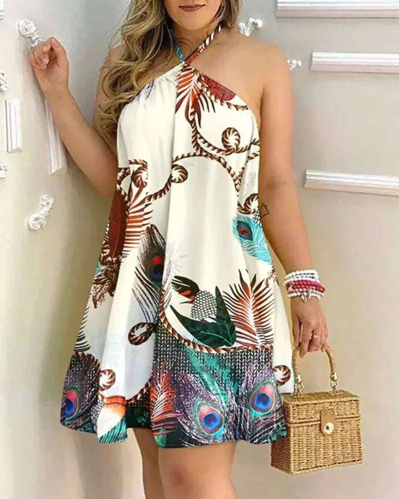 Robe Tropicale Élégance