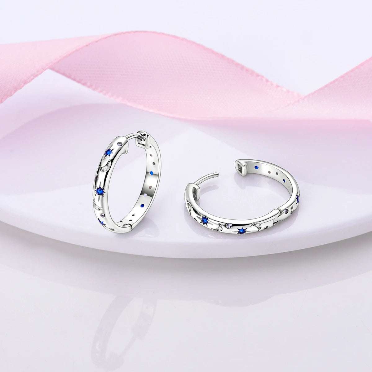 Boucles d'Oreilles Papillon Argent 925