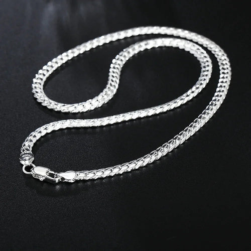 Collier Chaîne Argentée 6 mm