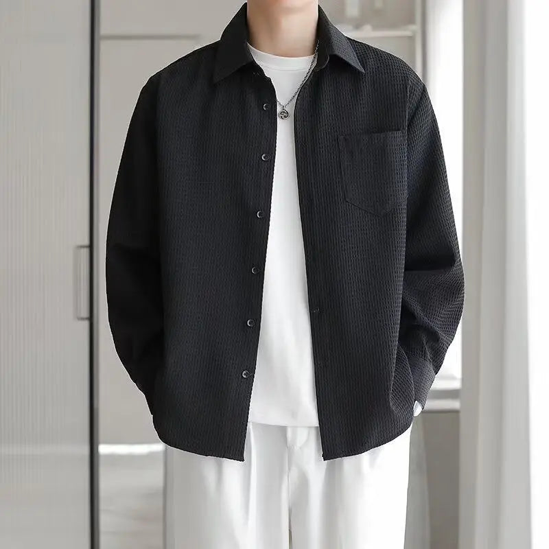 Veste-Chemise Homme – Style Décontracté