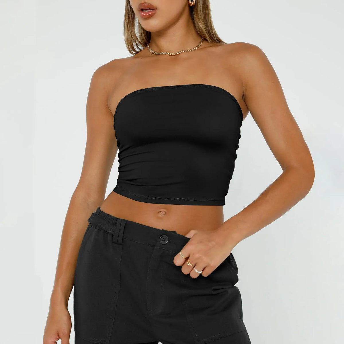 Top Bandeau Femme Sans Bretelles