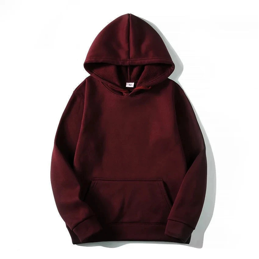 Sweat à Capuche Unisexe – Couleur Unie