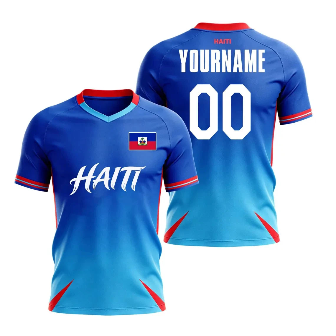 Maillot de Football Haïti 2026 – Personnalisable