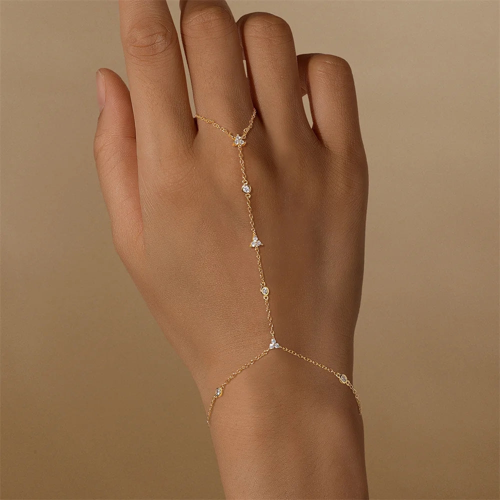 Bracelet Femme Cœur & Étoile en Argent 925