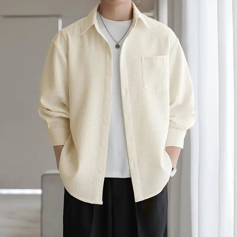 Veste-Chemise Homme – Style Décontracté