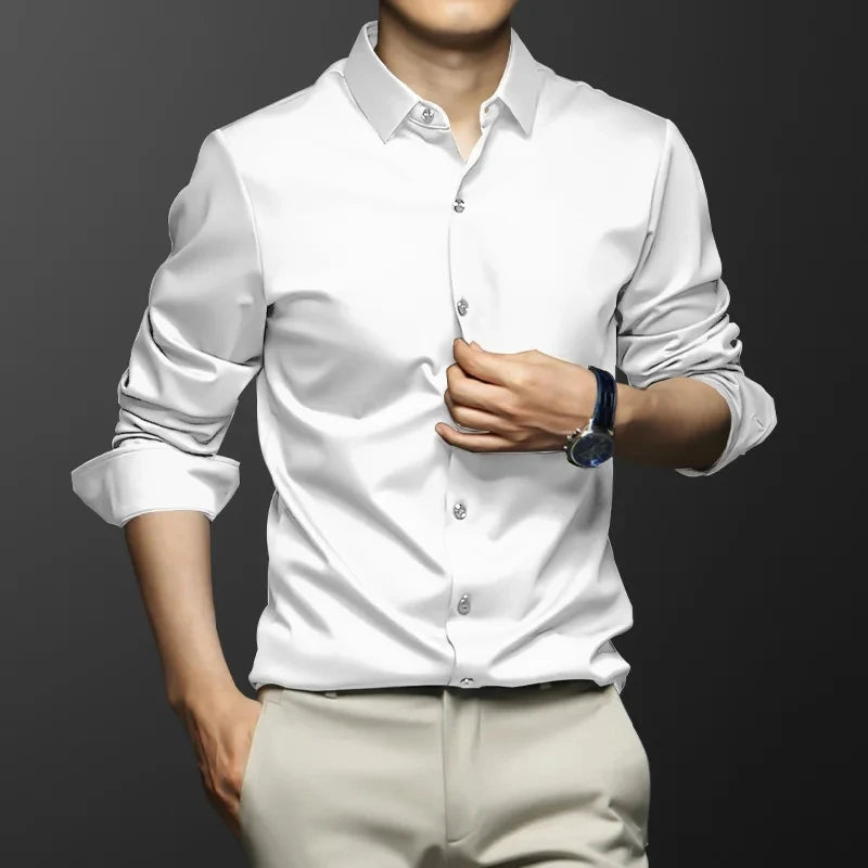 Chemise Homme Extensible Anti-Rides – Confort & Élégance