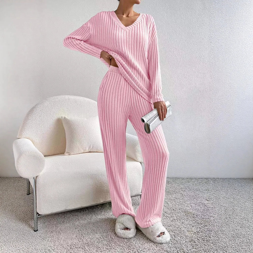 Ensemble Femme Confort – Haut à Manches Longues & Pantalon  Description