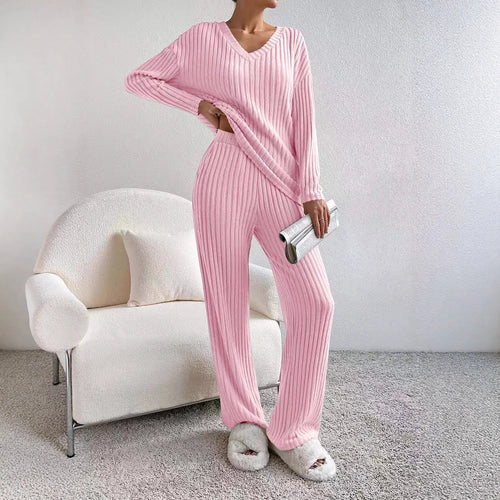 Ensemble Femme Confort – Haut à Manches Longues & Pantalon  Description