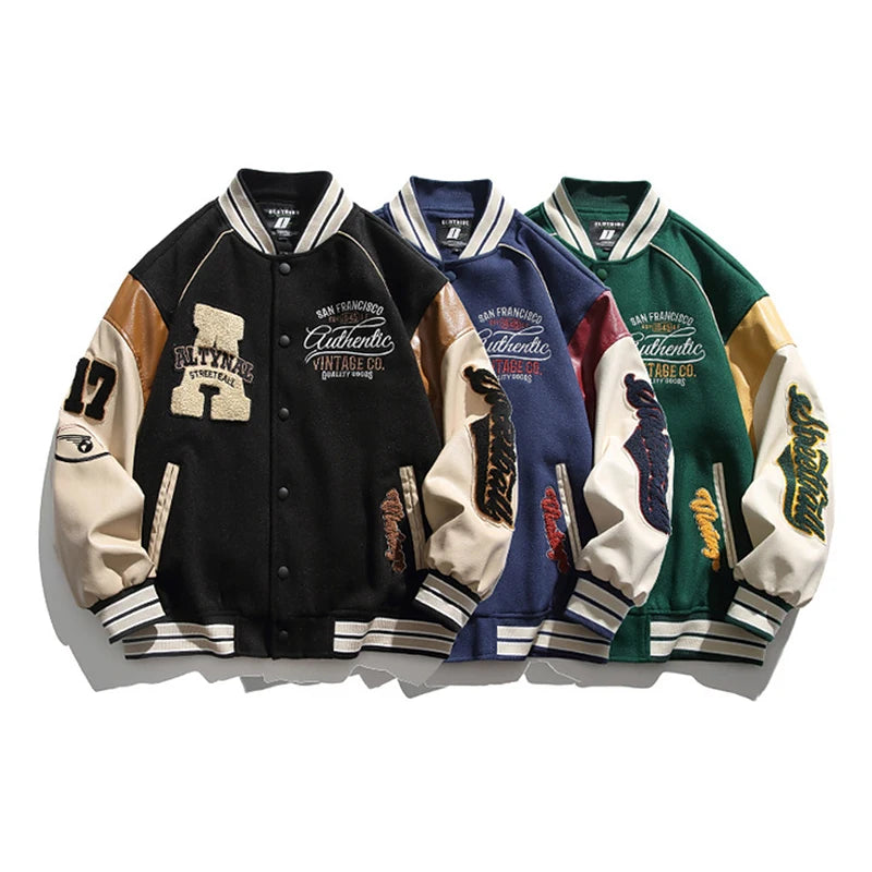 Veste Baseball Homme Brodée