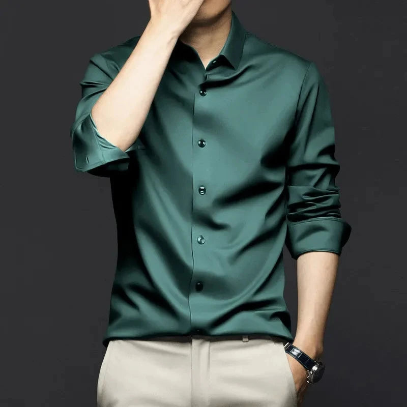 Chemise Homme Extensible Anti-Rides – Confort & Élégance