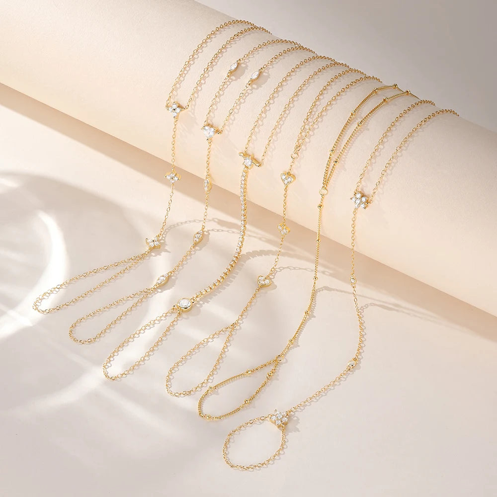 Bracelet Femme Cœur & Étoile en Argent 925