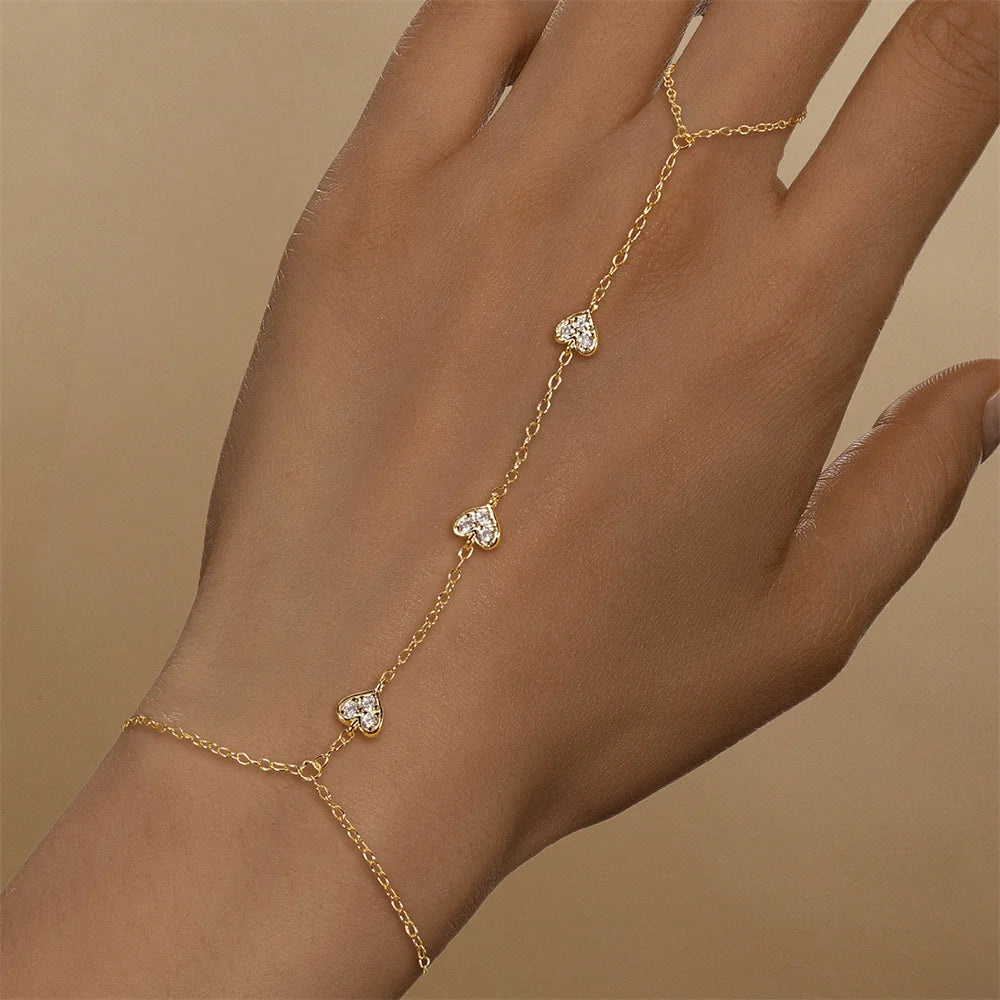 Bracelet Femme Cœur & Étoile en Argent 925