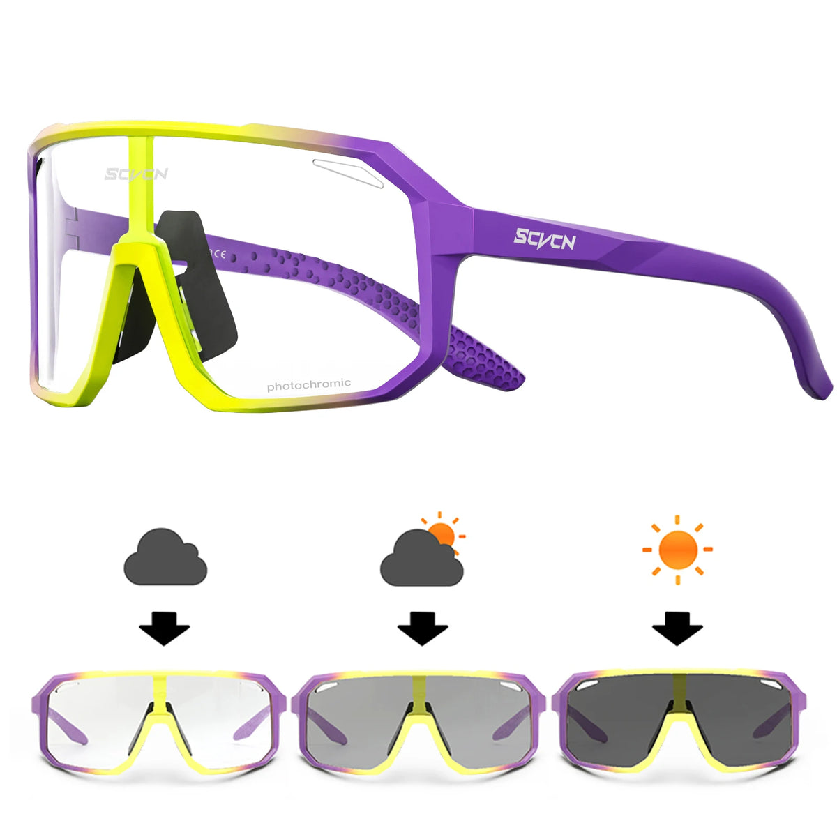 Lunettes de Vélo Photochromiques