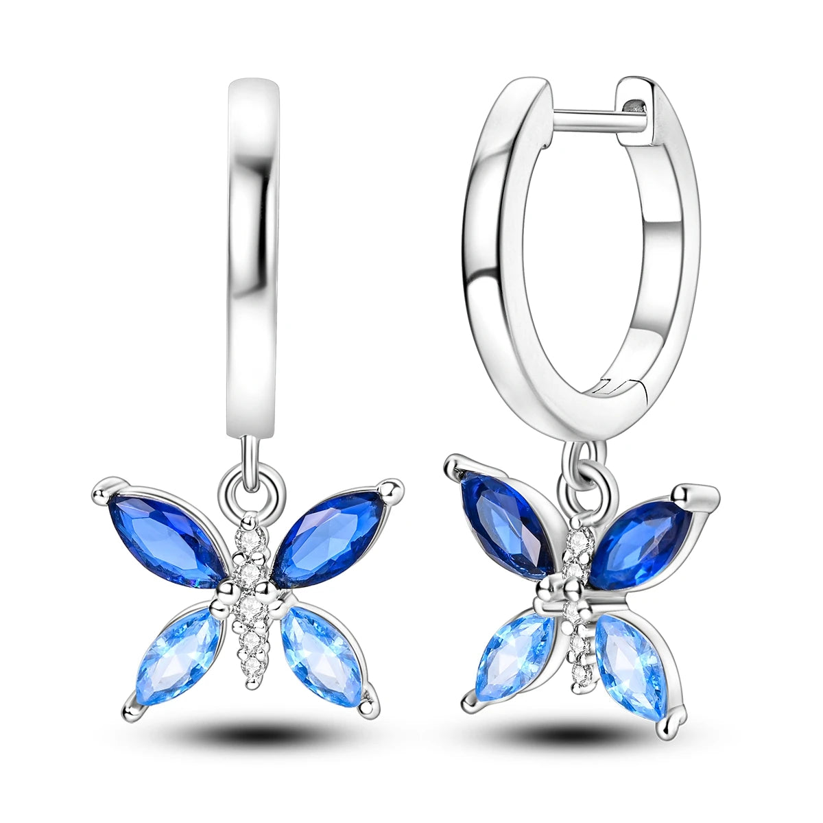 Boucles d'Oreilles Papillon Argent 925