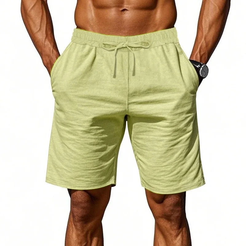 Short Homme en Coton et Lin
