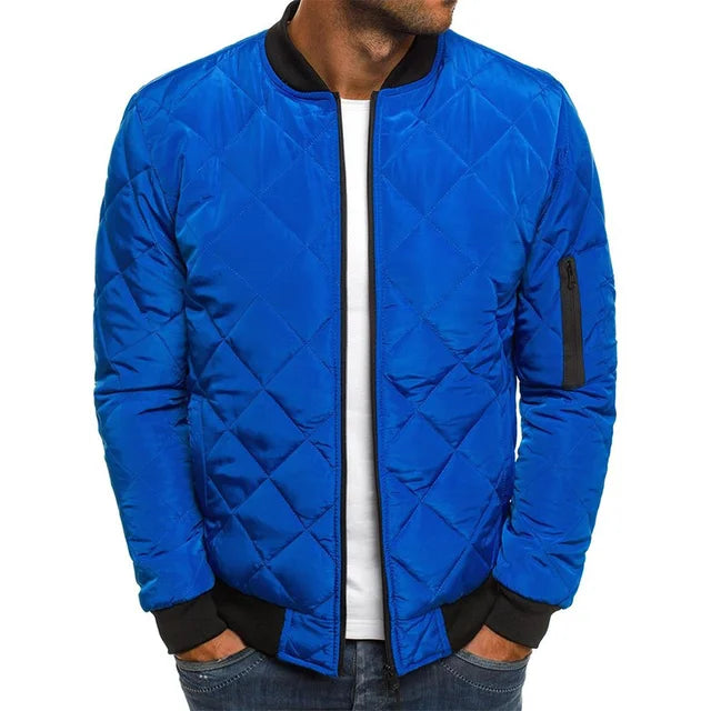 Veste Bomber Homme Col Baseball