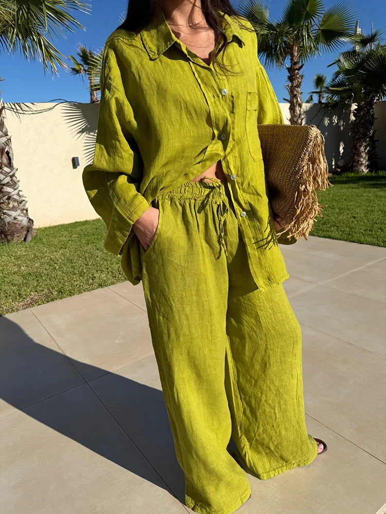 Ensemble Femme Chic en Lin
