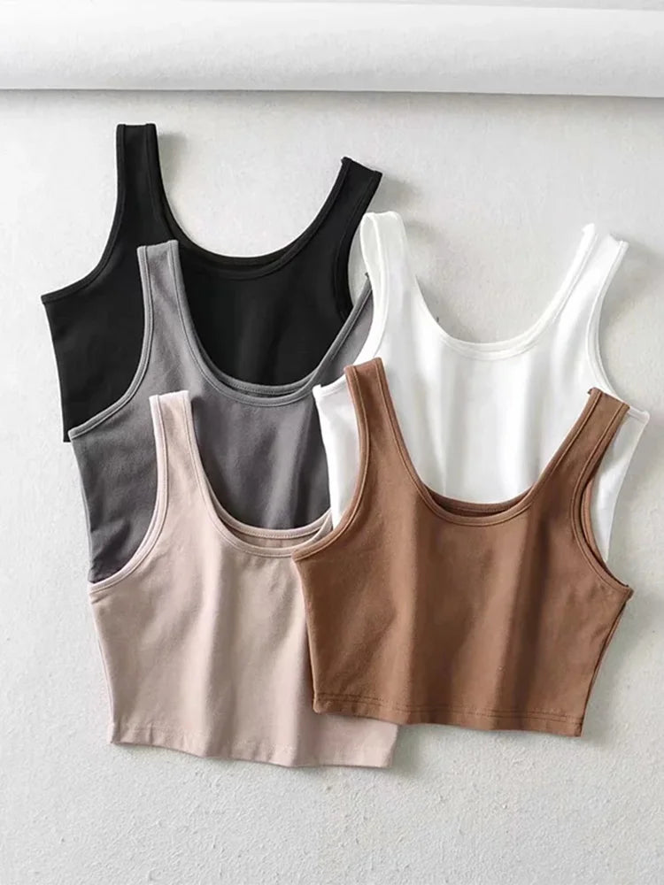 Crop Top Femme débardeur -  Élégance