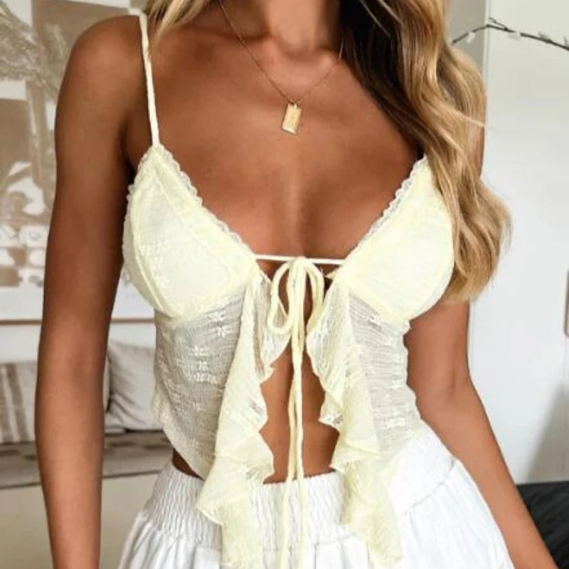 Débardeur Côtelé Femme