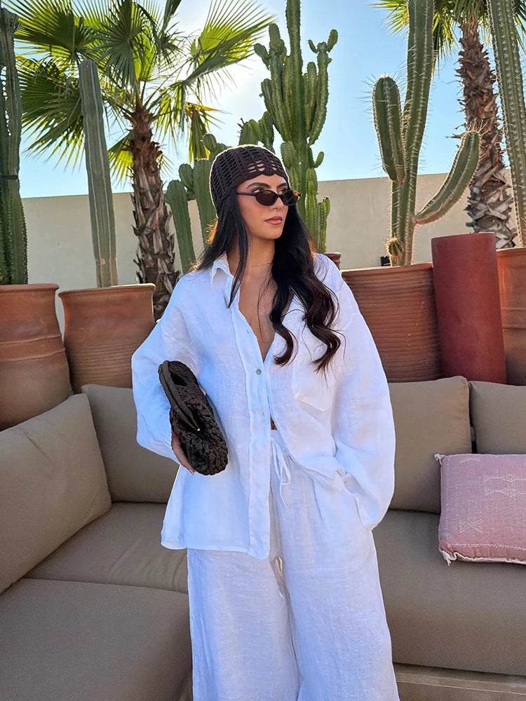 Ensemble Femme Chic en Lin