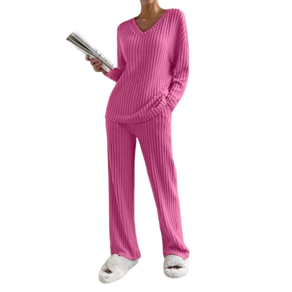Ensemble Femme Confort – Haut à Manches Longues & Pantalon  Description