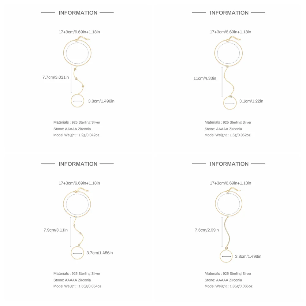 Bracelet Femme Cœur & Étoile en Argent 925