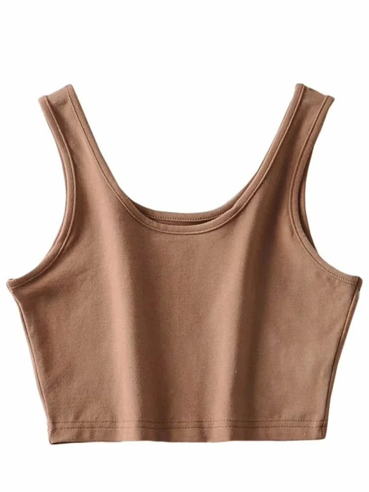 Crop Top Femme débardeur -  Élégance