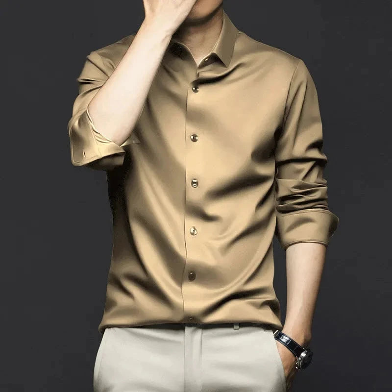 Chemise Homme Extensible Anti-Rides – Confort & Élégance