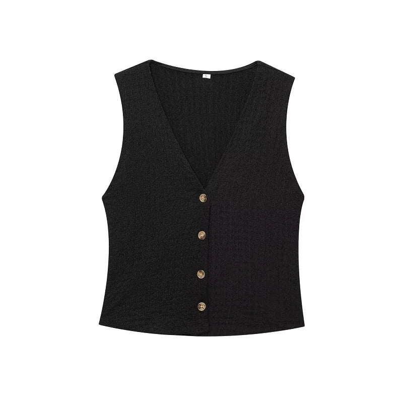 Ensemble Femme 2 Pièces Texturé – Haut & Pantalon Élégant